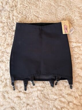 What Katie Did Black Firm Contol Dixie Open Bottom Girdle NWT Size 6